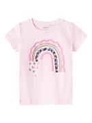 NAME IT Bluser & t-shirts 'KORNELLA'  sand / røgblå / lyserød / lys pink