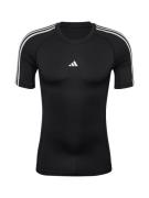 ADIDAS PERFORMANCE Funktionsskjorte  sort / hvid