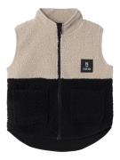 NAME IT Vest  beige / sort / hvid