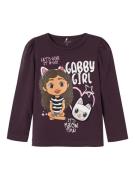 NAME IT Bluser & t-shirts 'Gabby's Dollhouse'  aubergine / blandingsfarvet