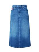 Tommy Jeans Nederdel 'CLAIRE'  blue denim / rød / hvid