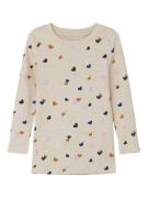 NAME IT Bluser & t-shirts 'LUCKY'  mørkebeige / brun / lilla