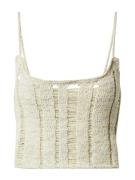 BDG Urban Outfitters Sticktop  creme / antracit / pastelgrøn