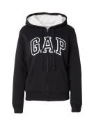 GAP Sweatjakke  sort / hvid