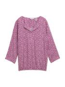 TOM TAILOR Bluse  lilla / pitaya / hvid