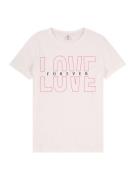 KIDS ONLY Bluser & t-shirts 'KOGFRANCINE'  pink / sort / uldhvid