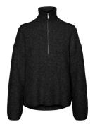 VERO MODA Pullover 'VMStazie'  sort-meleret