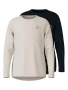 NAME IT Bluser & t-shirts 'NKFVix'  beige / grå / lyserød / sort