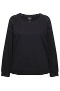 Ulla Popken Sweatshirt  sort