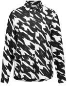 GERRY WEBER Bluse  sort / hvid