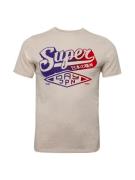 Superdry Bluser & t-shirts  beige-meleret / lilla / violetblå / rød