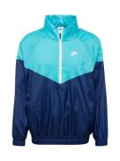 Nike Sportswear Overgangsjakke 'Windrunner'  navy / turkis / hvid