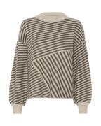 Kaffe Pullover 'Verana'  beige-meleret / grå