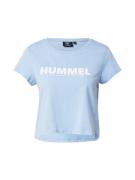 Hummel Funktionsbluse 'Legacy'  lyseblå / hvid