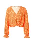 Oasis Bluse 'Ditsy'  navy / gul / orange / hvid