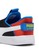 PUMA Sneakers 'Courtflex v3'  azur / gul / knaldrød / sort