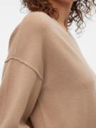 VERO MODA Pullover 'VMGOLD LINK'  mørkebeige