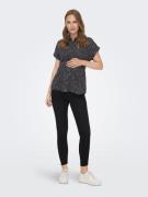 Only Maternity Bluse  sort / hvid