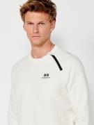 KOROSHI Sweatshirt  sort / offwhite