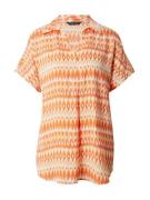 Marks & Spencer Bluse  orange / fersken / hvid