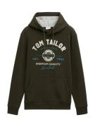 TOM TAILOR Sweatshirt  himmelblå / gran / uldhvid