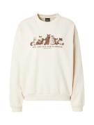 Kaotiko Sweatshirt 'CAT FAMILY'  beige / brun