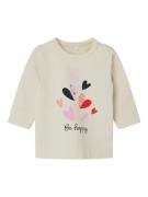 NAME IT Bluser & t-shirts 'NBFODETTE'  ecru / navy / lilla / rød