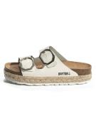 Bayton Pantoletter 'ALCEE'  beige / brun / hvid