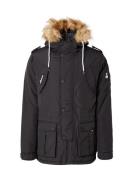 ELLESSE Vinterparka 'Blizzard'  lysebrun / sort