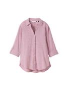 TOM TAILOR Bluse  pink / hvid