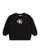 Calvin Klein Jeans Sweatshirt  sort / uldhvid