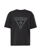 GUESS Originals Bluser & t-shirts  grå / sort