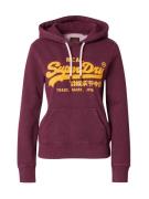 Superdry Sweatshirt  gul / vinrød / hvid