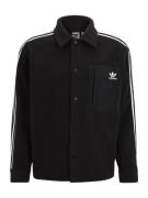 ADIDAS ORIGINALS Fleecejakke  sort / hvid