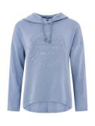 Zwillingsherz Sweatshirt 'Positive Mind'  blue denim