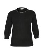 KAFFE CURVE Pullover 'Merida'  sort