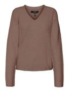 VERO MODA Pullover 'RAIN'  brun