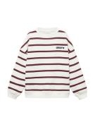 MANGO KIDS Sweatshirt 'AMORE'  ecru / vinrød