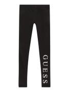 GUESS Leggings  sort / sølv