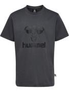 Hummel Shirts  grå / sort