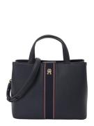 TOMMY HILFIGER Håndtaske 'LEGACY'  navy / rød / hvid