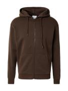 JACK & JONES Sweatshirt 'JJEBradley'  mørkebrun