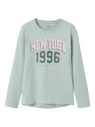 NAME IT Bluser & t-shirts 'NKFVIX'  mint / gran / lyserød / hvid