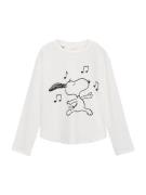 MANGO KIDS Bluser & t-shirts 'SMUSIC'  ecru / sort