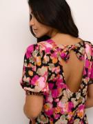 Kaffe Bluse 'Pollie'  siv / orange / pink / sort