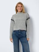 Noisy may Pullover 'NMDONNA'  grå-meleret / sort