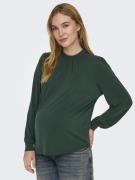 Only Maternity Shirts 'OLMFree'  mørkegrøn