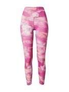 NIKE Sportsbukser 'One'  abrikos / fuchsia / hvid