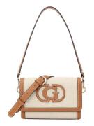 GUESS Skuldertaske 'SEBINA'  beige / karamel