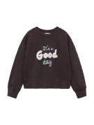 MANGO KIDS Sweatshirt 'GOOD'  antracit / basalgrå / rosé / hvid